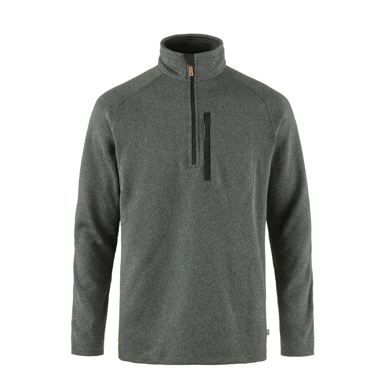 Fjallraven Ovik Fleece Half Zip Dark Grey