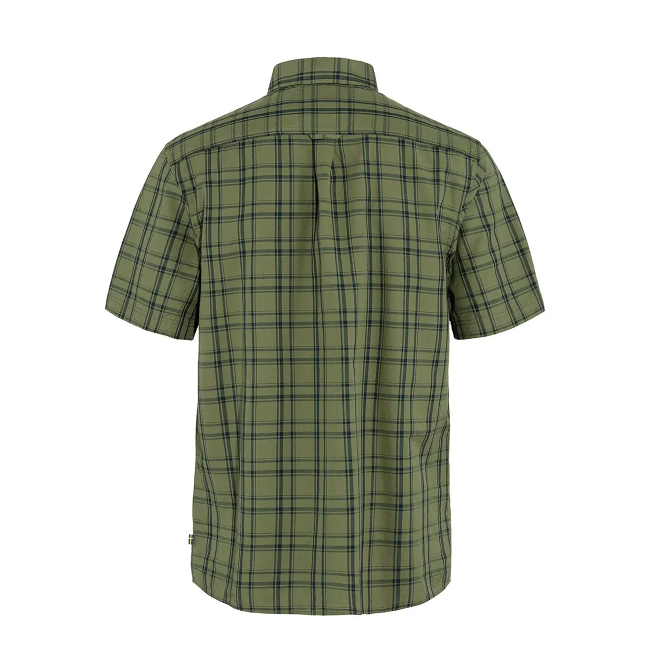 Fjallraven Ovik Lite Shirt SS Green-Dark Navy - Image 2