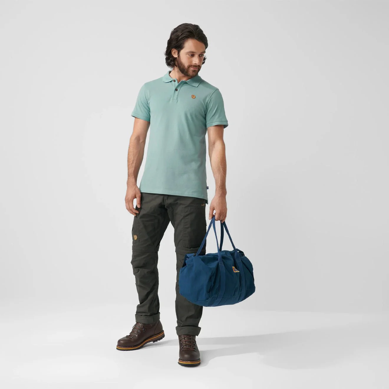 Fjallraven Ovik Polo Shirt Dusty Rose - Image 3