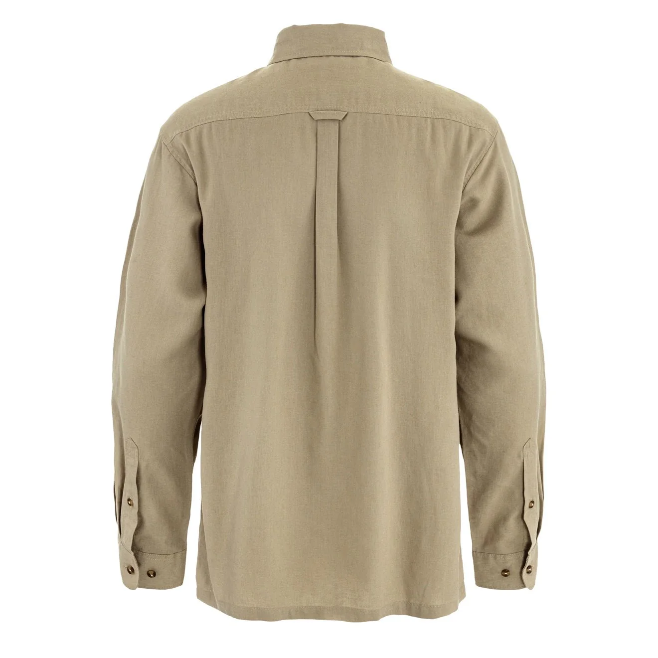 Fjallraven Ovik Relaxed Hemp Shirt LS Sand Stone - Image 2