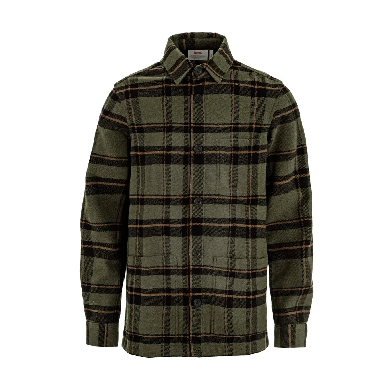 Fjallraven Ovik Wool Shirt Deep Forest