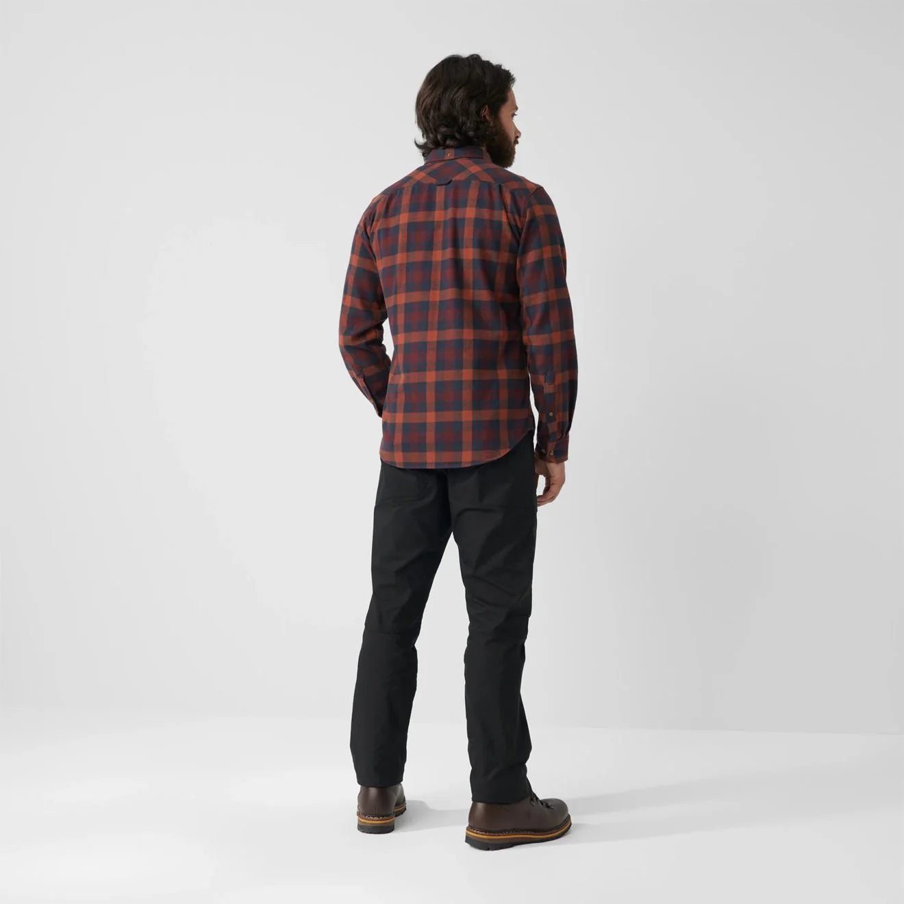 Fjallraven Skog Shirt Fossil / Dark Navy - Image 4