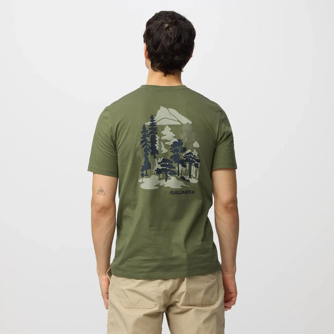 Fjallraven Swedish Forest T-Shirt Classic Suede Brown - Image 4