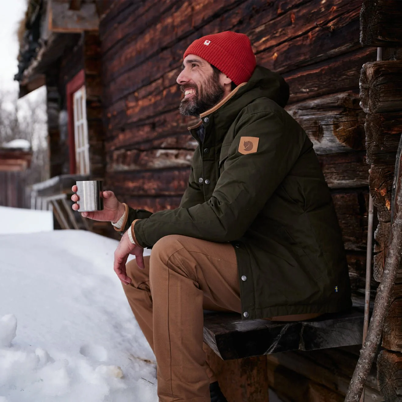 Fjallraven Tab Hat Fossil - Image 5