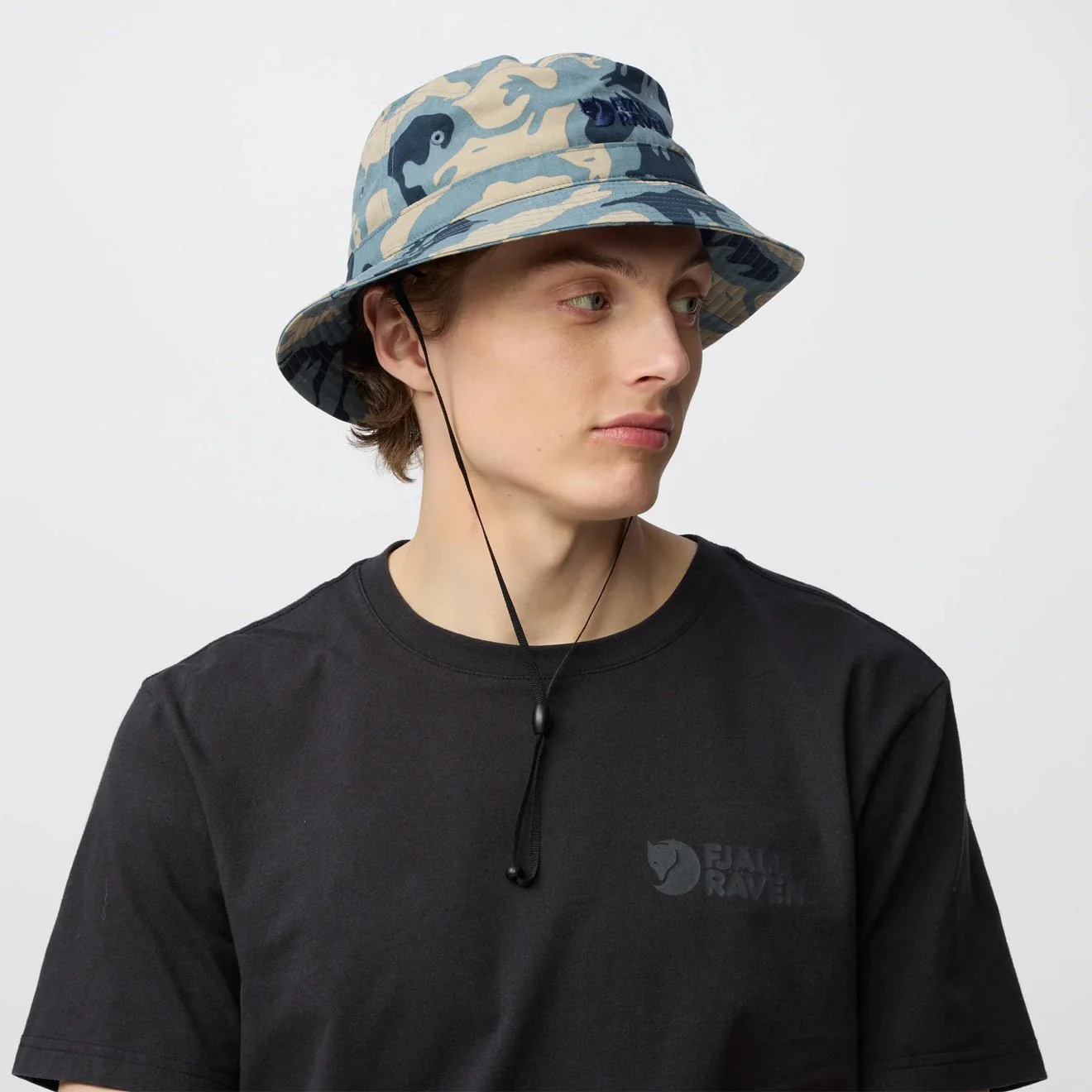Fjallraven Vardag Bucket Hat Nimbus Blue / Fossil - Image 5