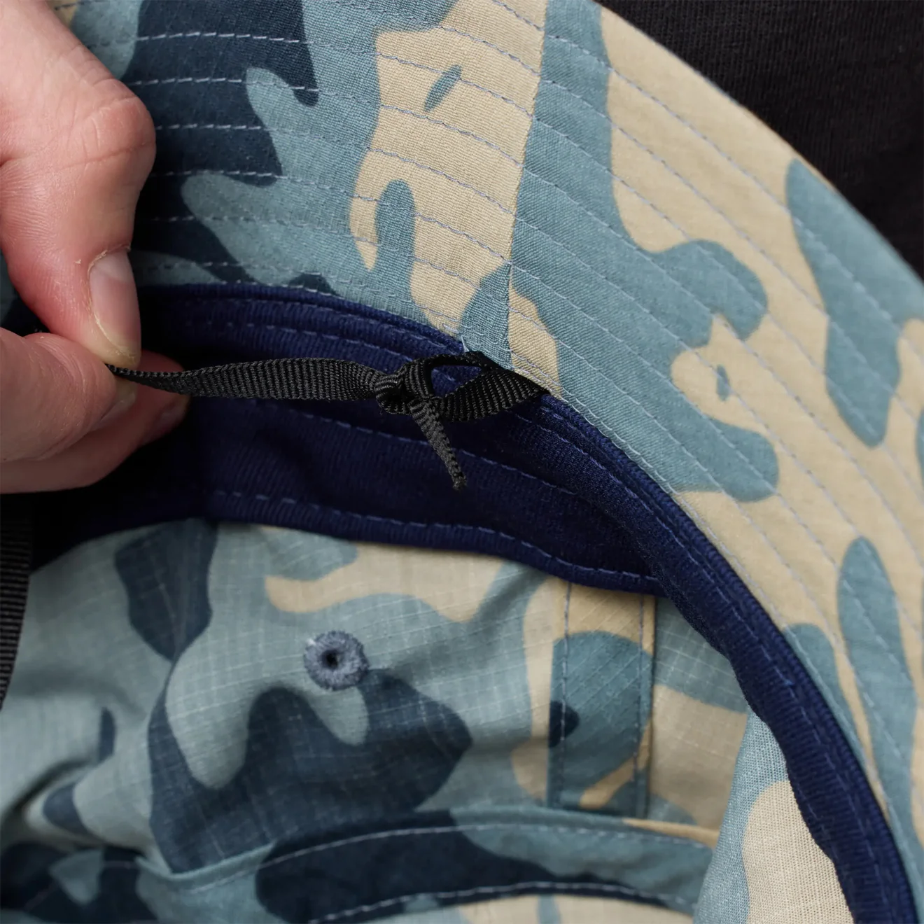 Fjallraven Vardag Bucket Hat Nimbus Blue / Fossil - Image 8