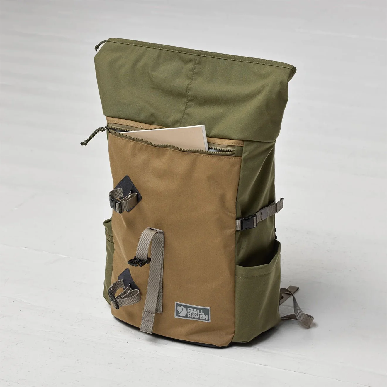 Fjallraven Vardag Foldsack 25 Green / Clay - Image 4