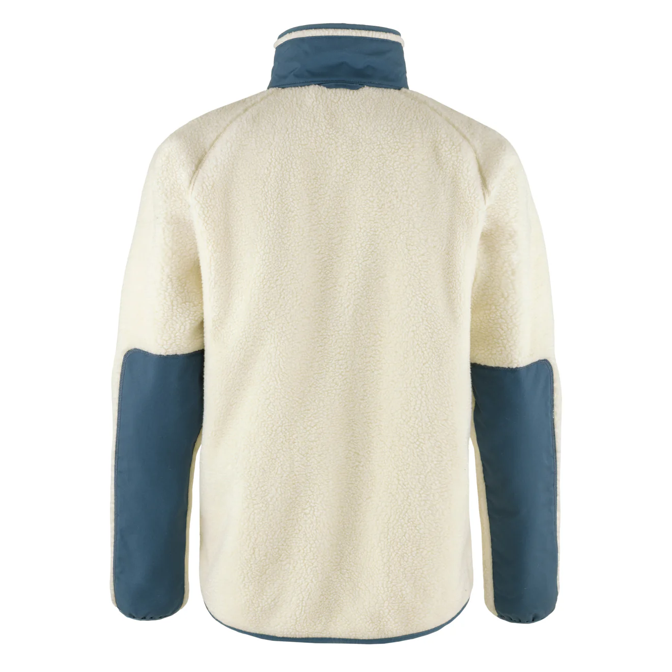 Fjallraven Vardag Pile Jacket Chalk White / Indigo Blue - Image 2