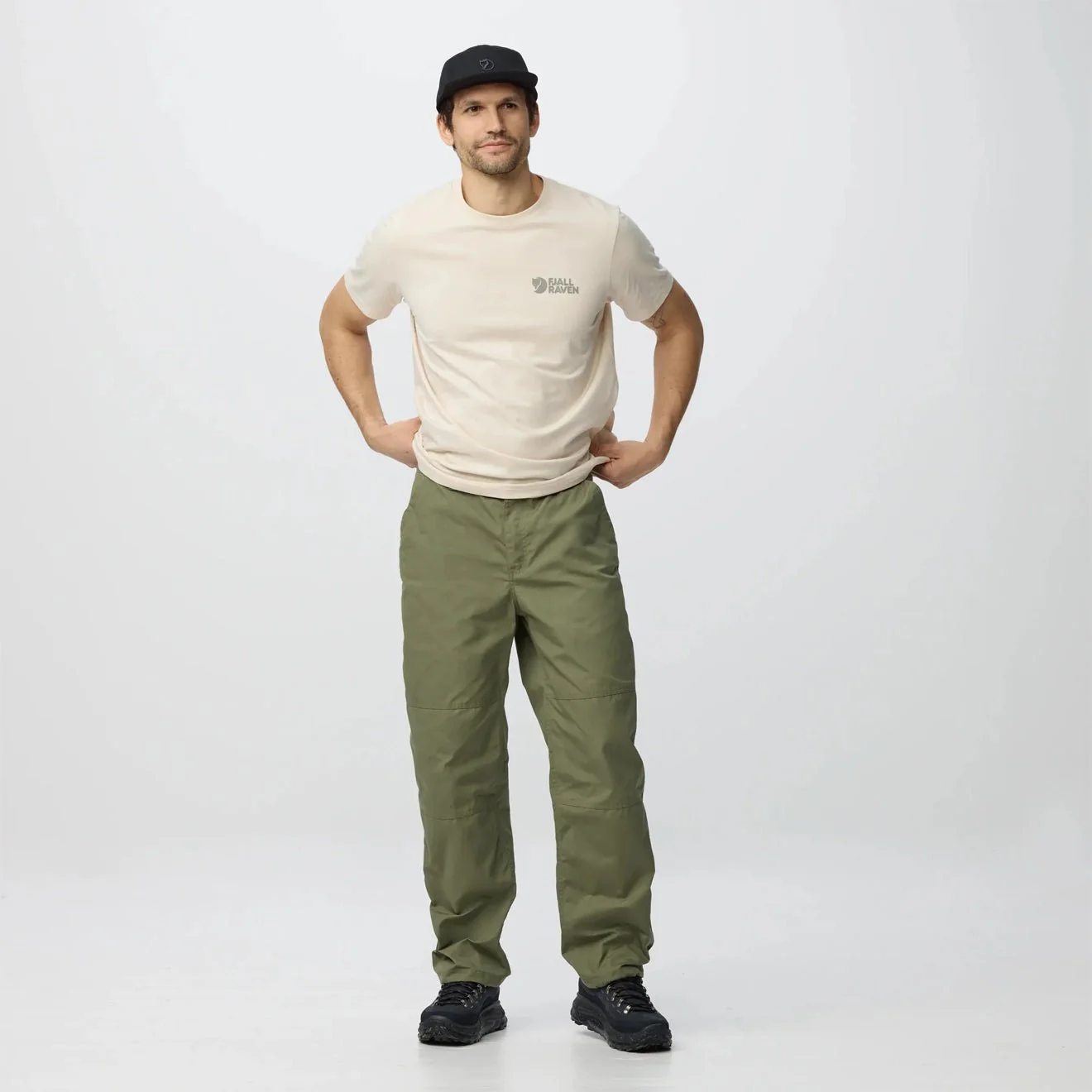 Fjallraven Vardag Relaxed Trousers Reg Leg Classic Dark Navy - Image 3