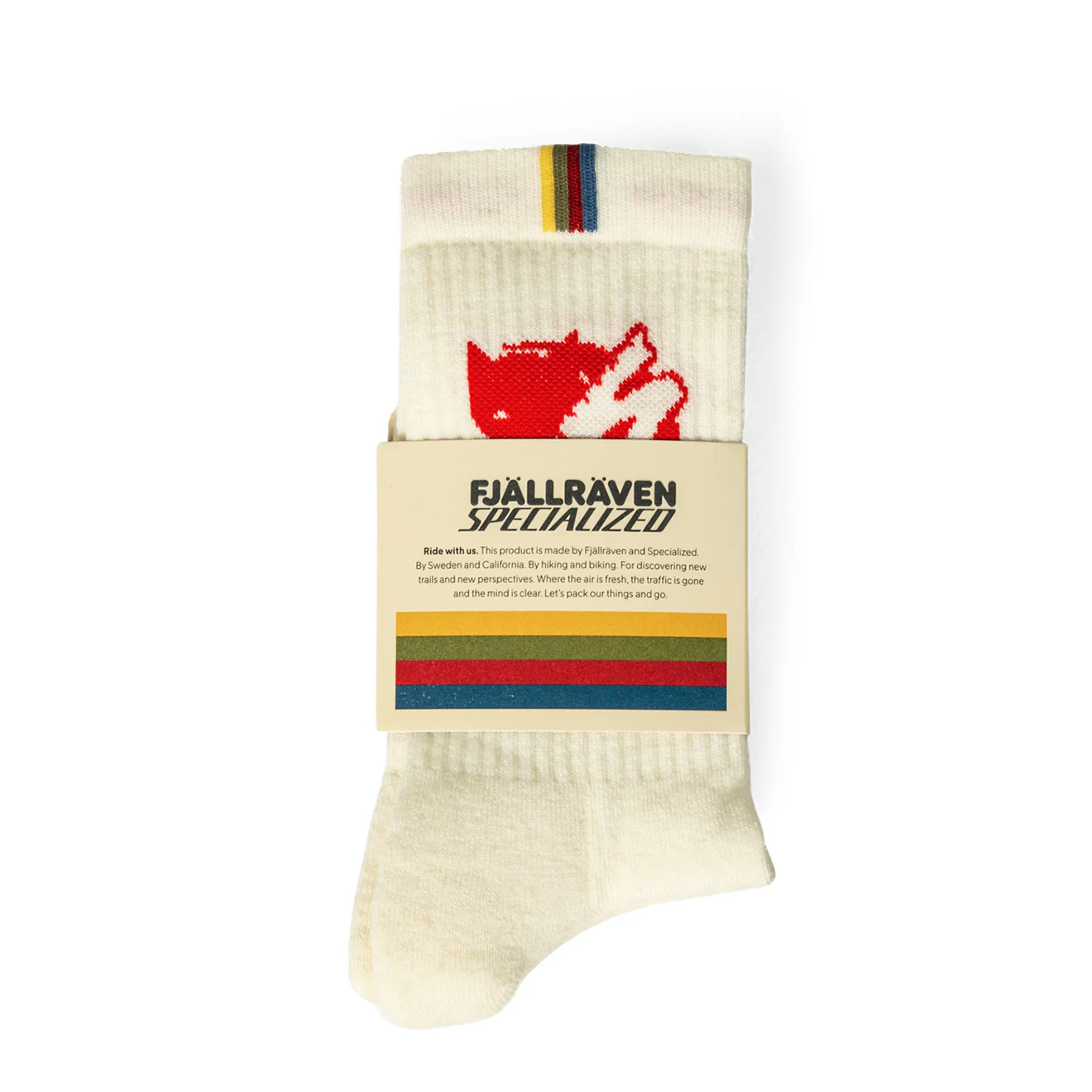 Fjallraven x Specialized Socks Off White - Image 2