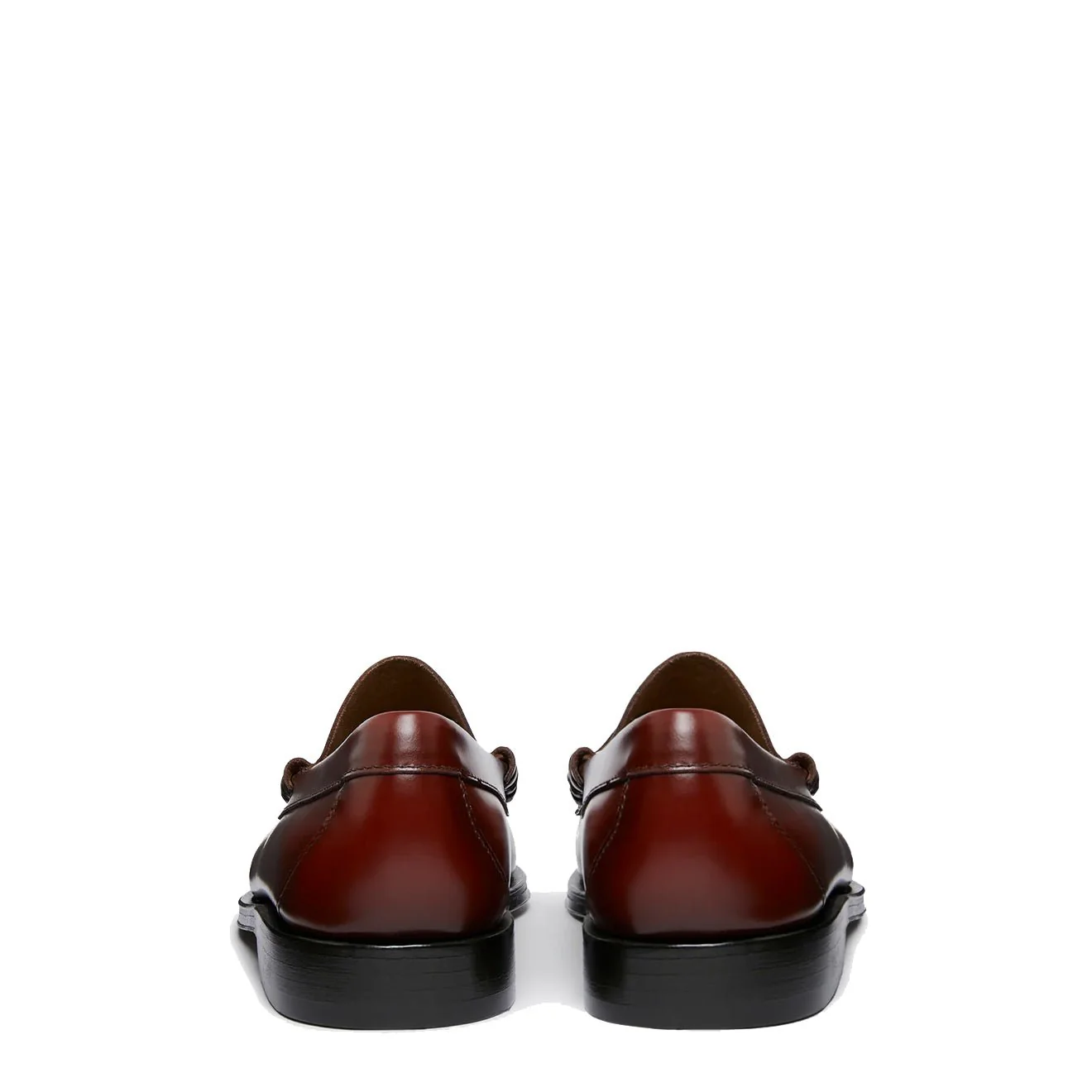 G.H.Bass Weejuns Larson Penny Loafers Smoke Paprika Leather - Image 4
