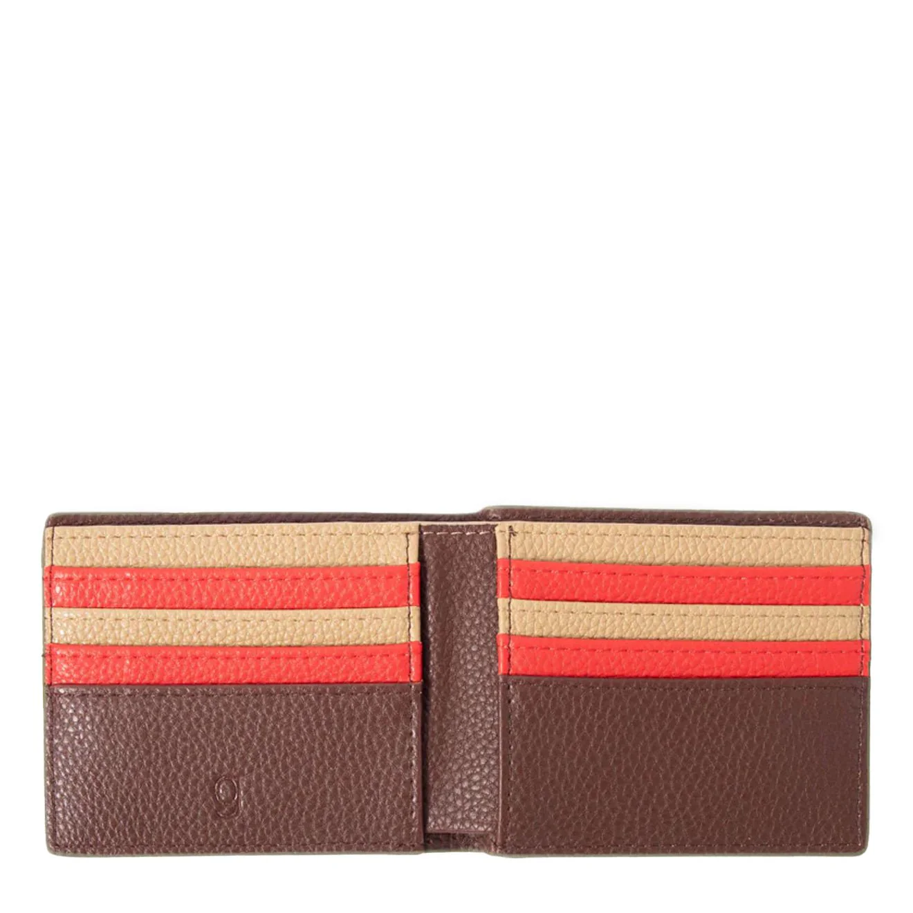 Caroline Gardner Billfold Wallet Blue / Green Stripe - Image 2