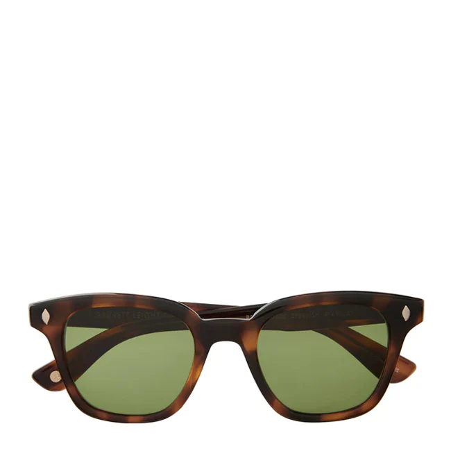 Garrett Leight Broadway 49 Sun Sunglasses Spotted Brown Shell - Image 2