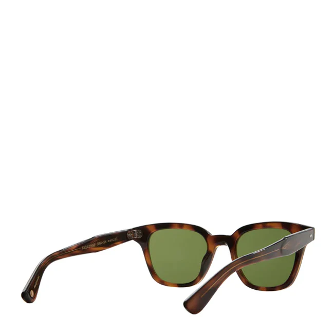 Garrett Leight Broadway 49 Sun Sunglasses Spotted Brown Shell - Image 3