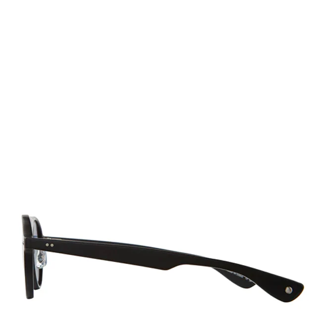 Garrett Leight Lady Eckhart 50 Sunglasses Matte Black/Pacifica - Image 4