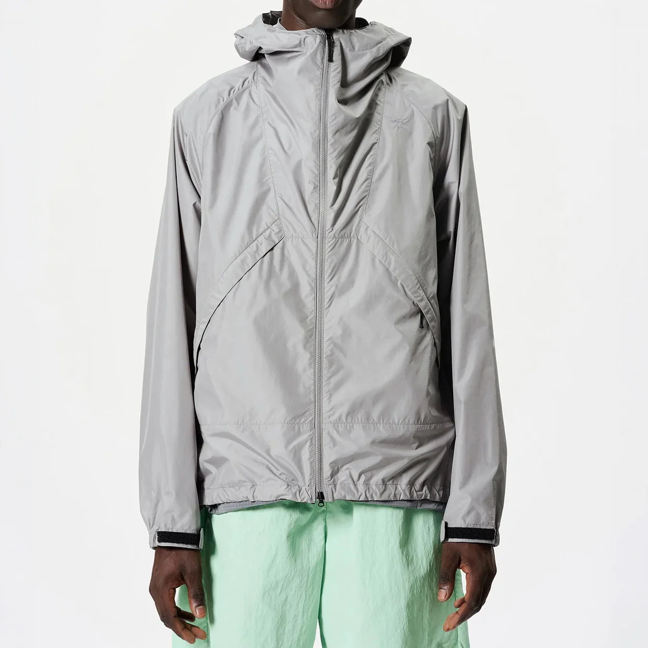 Goldwin Rip-stop Hooded Jacket Sand Land - Image 2
