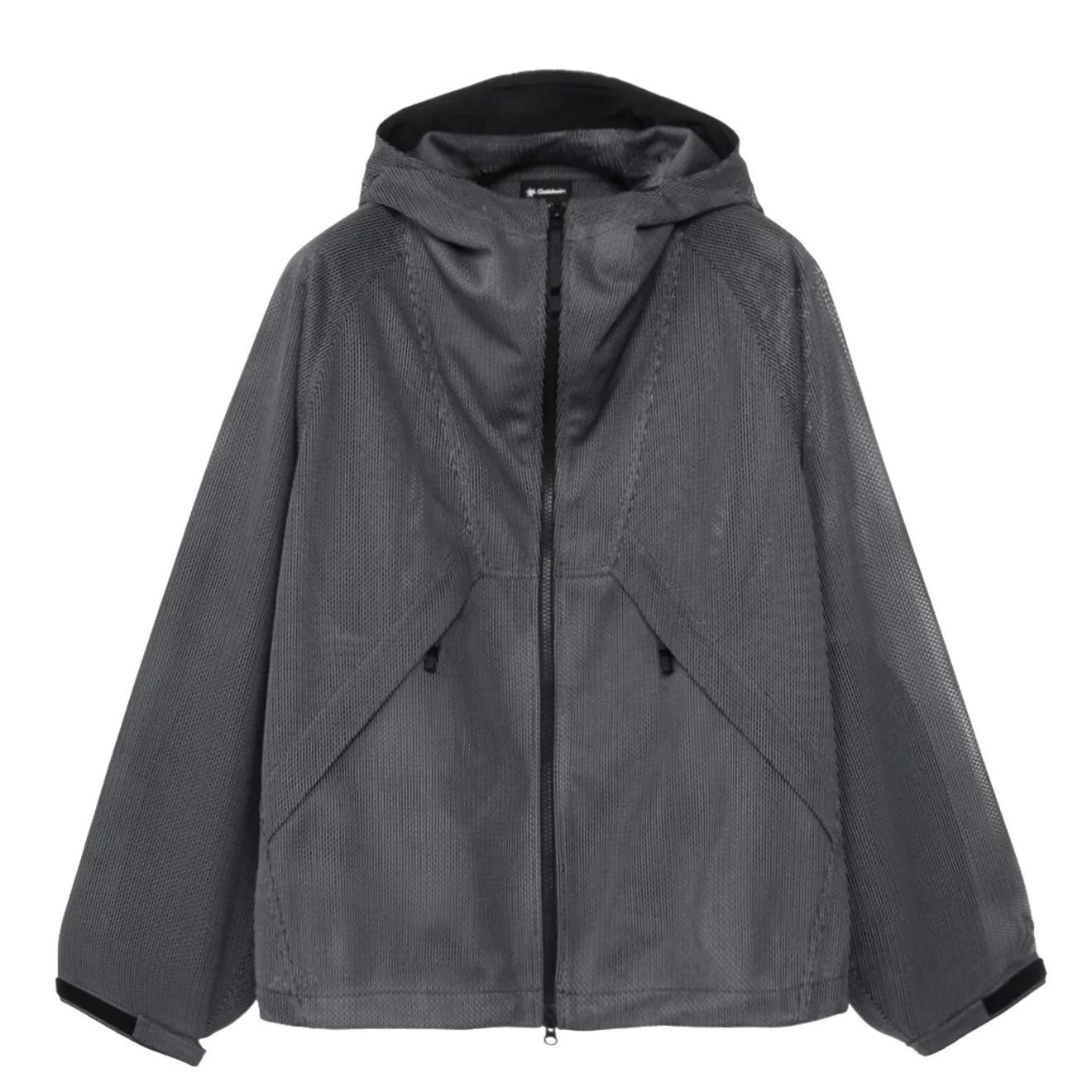 Goldwin Tonalith Mesh Hooded Jacket Black