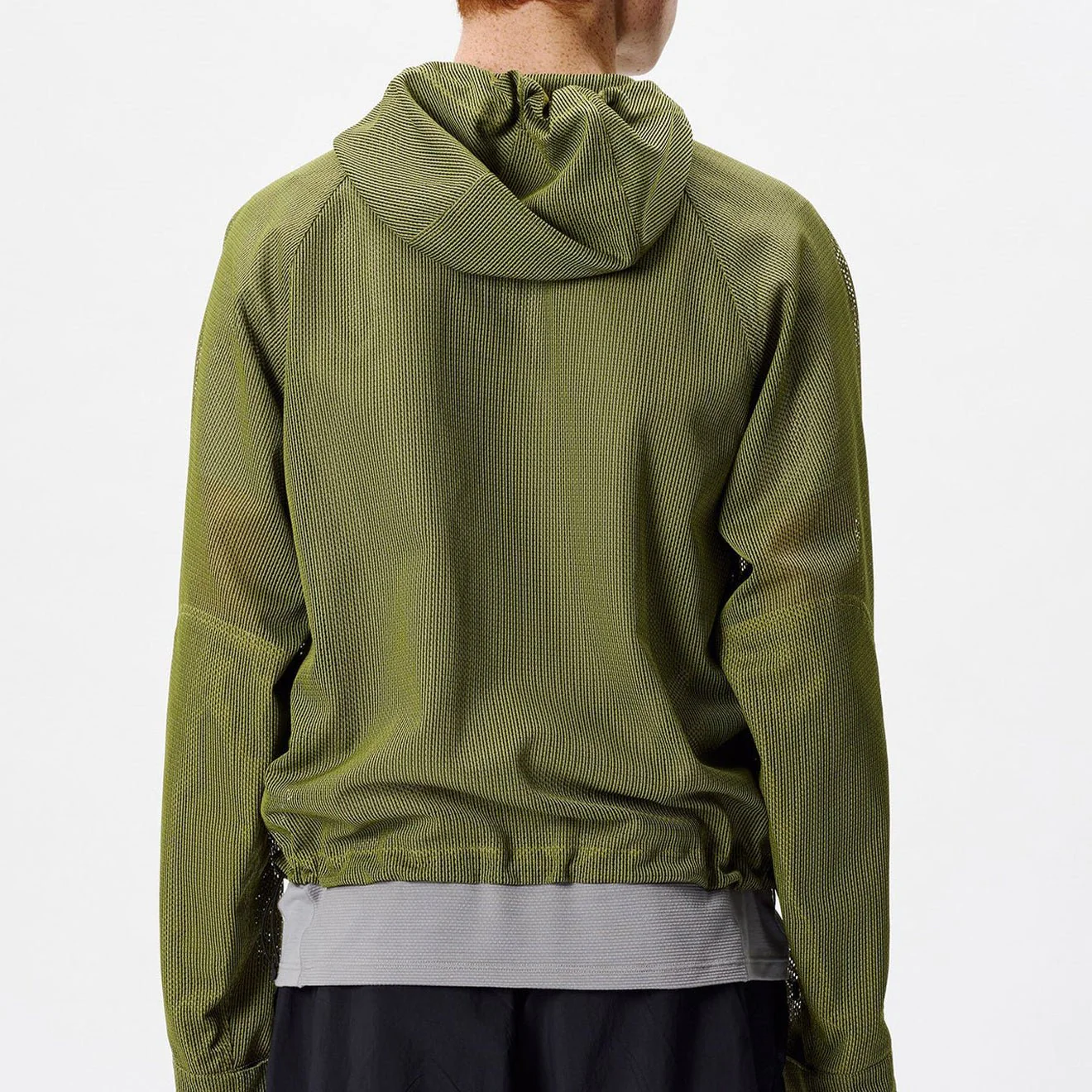 Goldwin Tonalith Mesh Hooded Jacket Black - Image 5