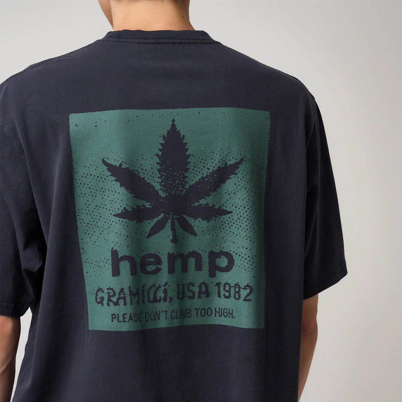 Gramicci Hemp Tee Navy Pigment - Image 4