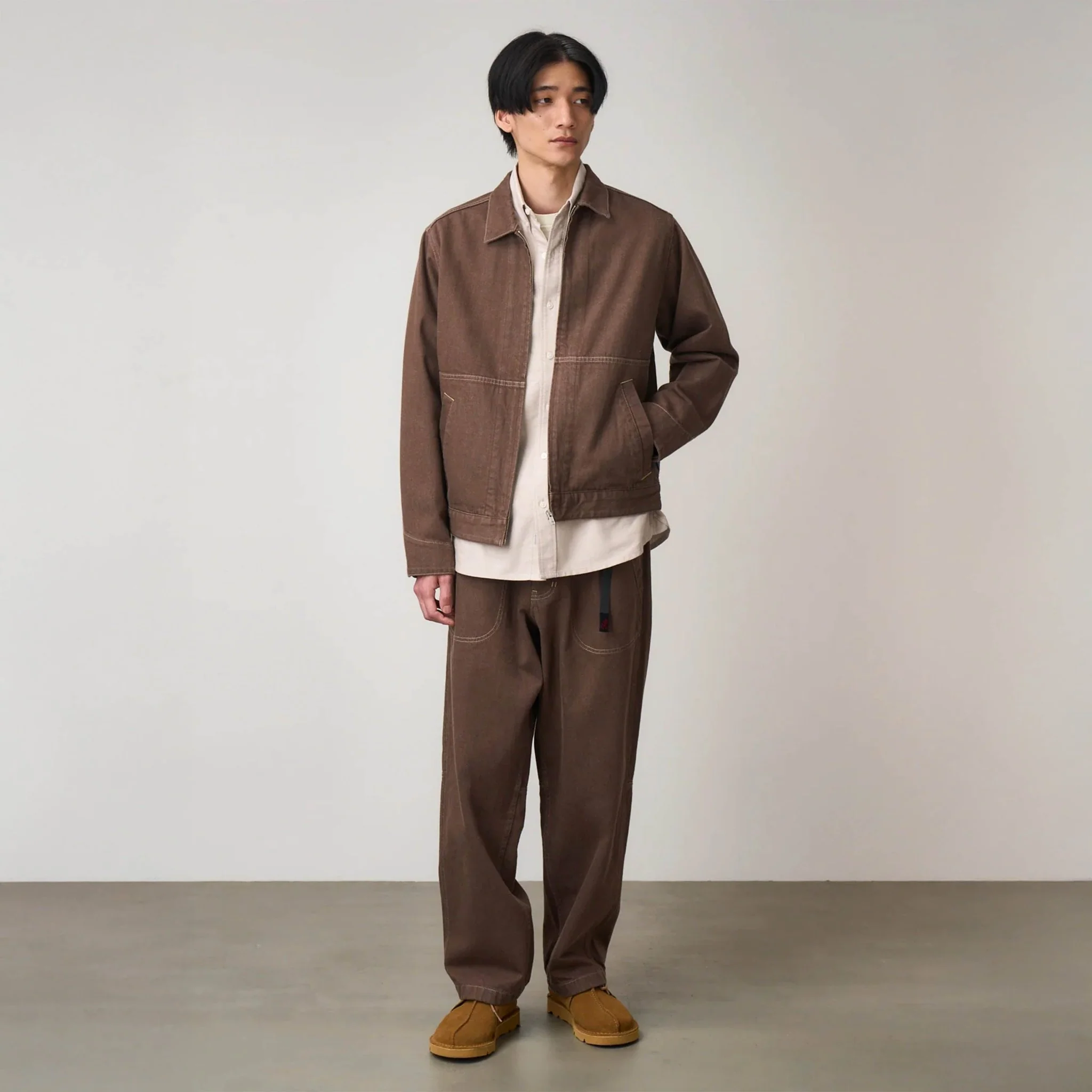 Gramicci Japanese Slub Denim Jacket Amber - Image 2