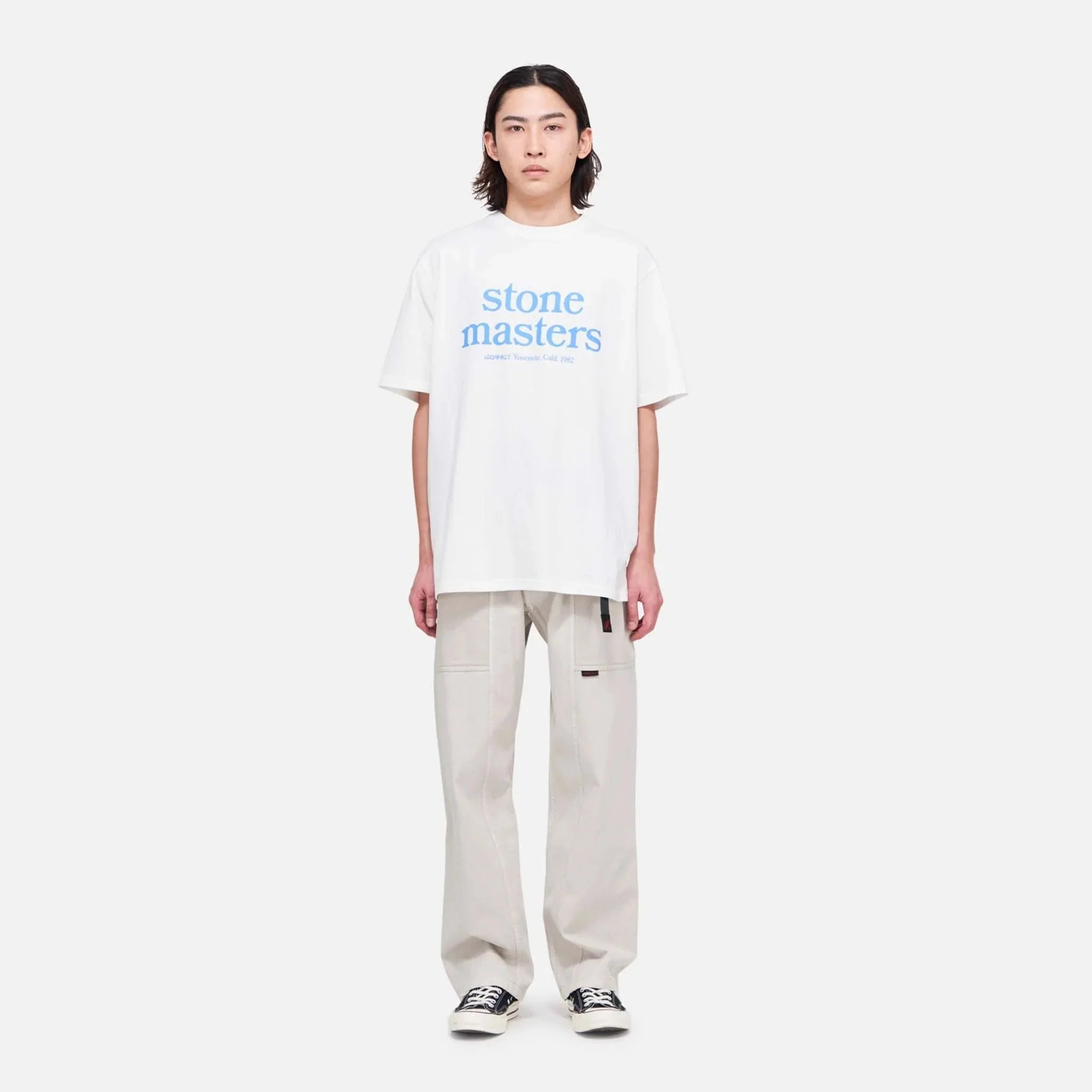 Gramicci Stonemasters Tee White - Image 7