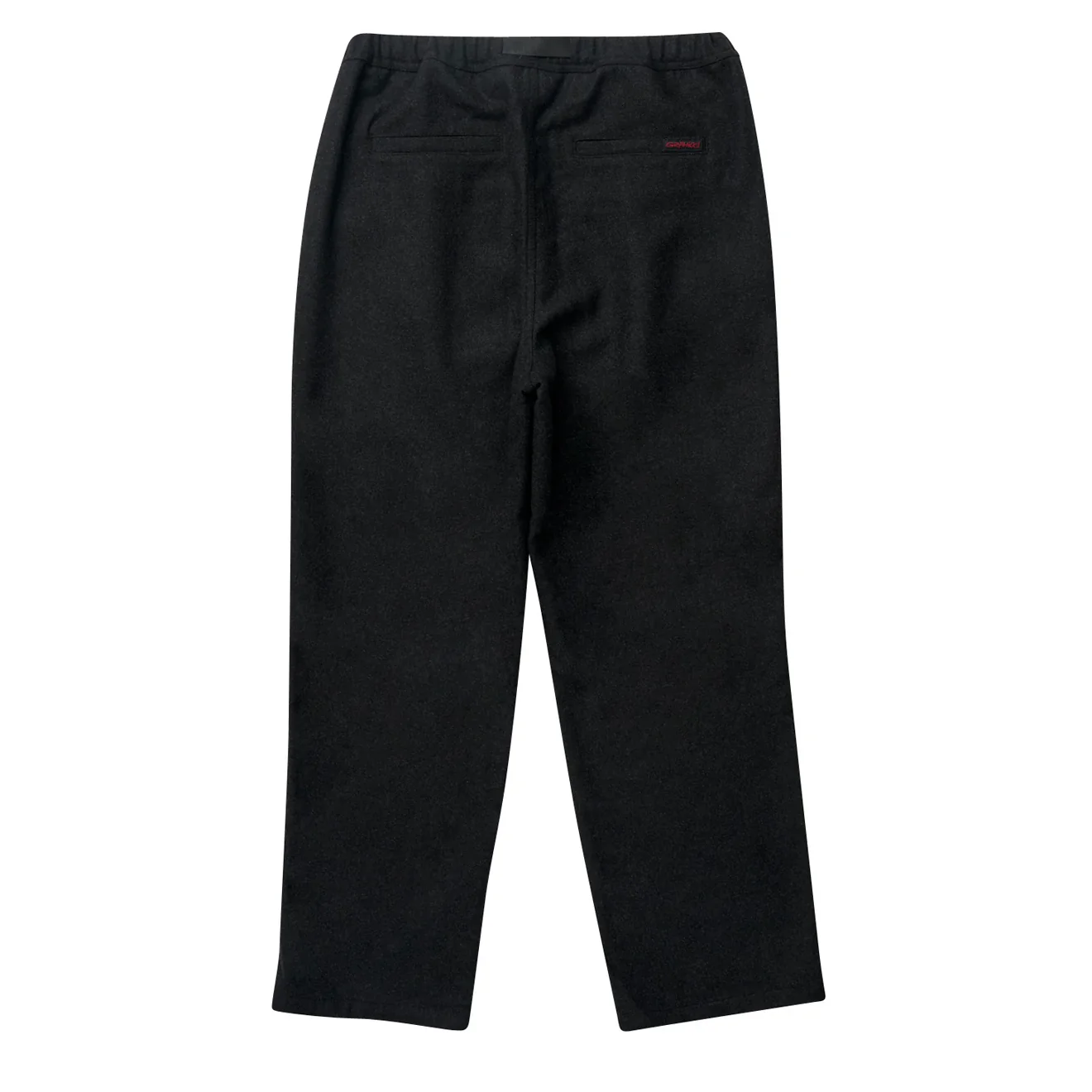 Gramicci Wool Relaxed Pleated Trouser Charcoal Wool - Image 2