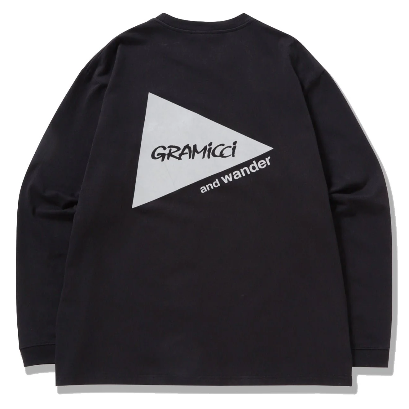 Gramicci x And Wander Backprint L/S Tee Black - Image 2