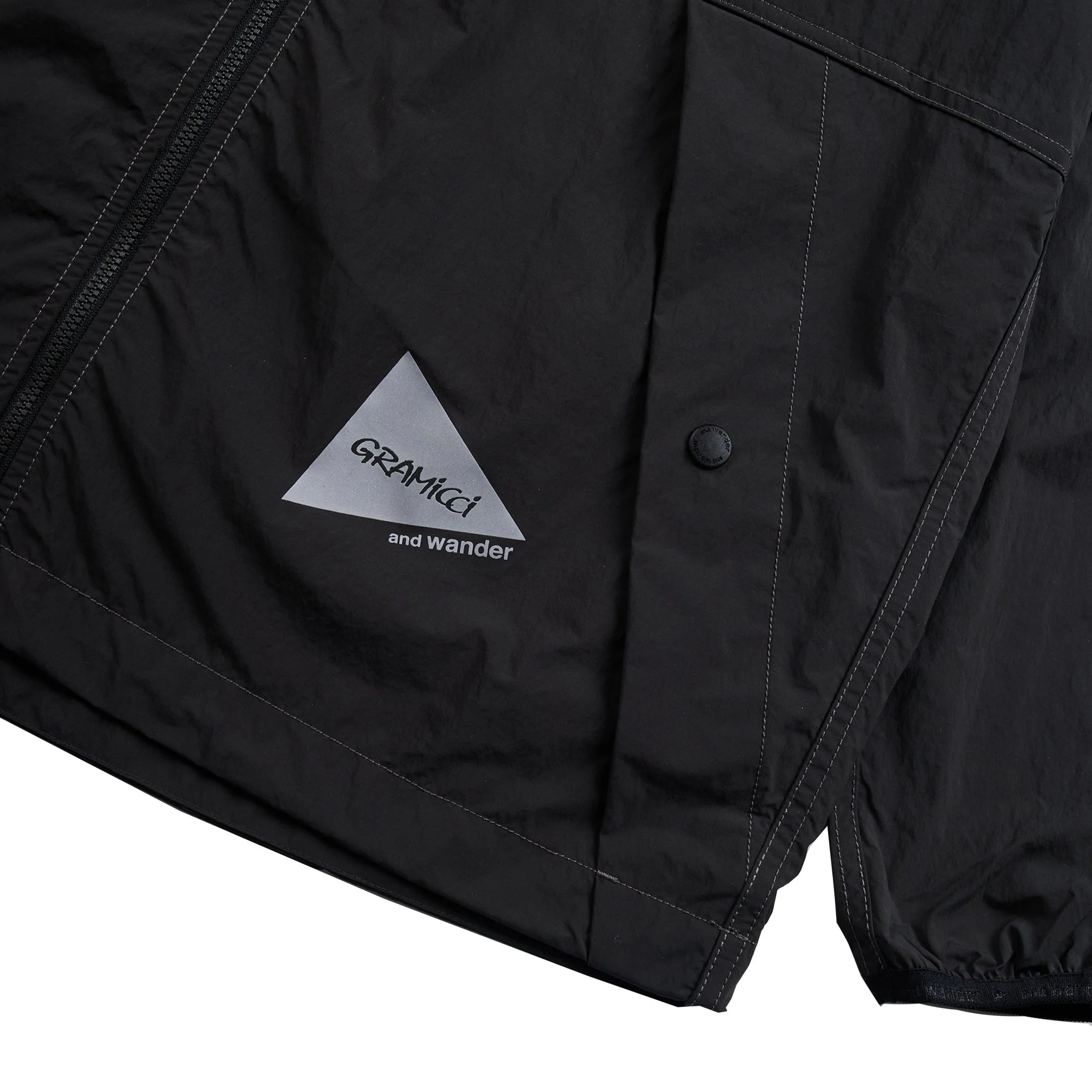 Gramicci x And Wander Brushed Nylon Jacket Charcoal - Image 6