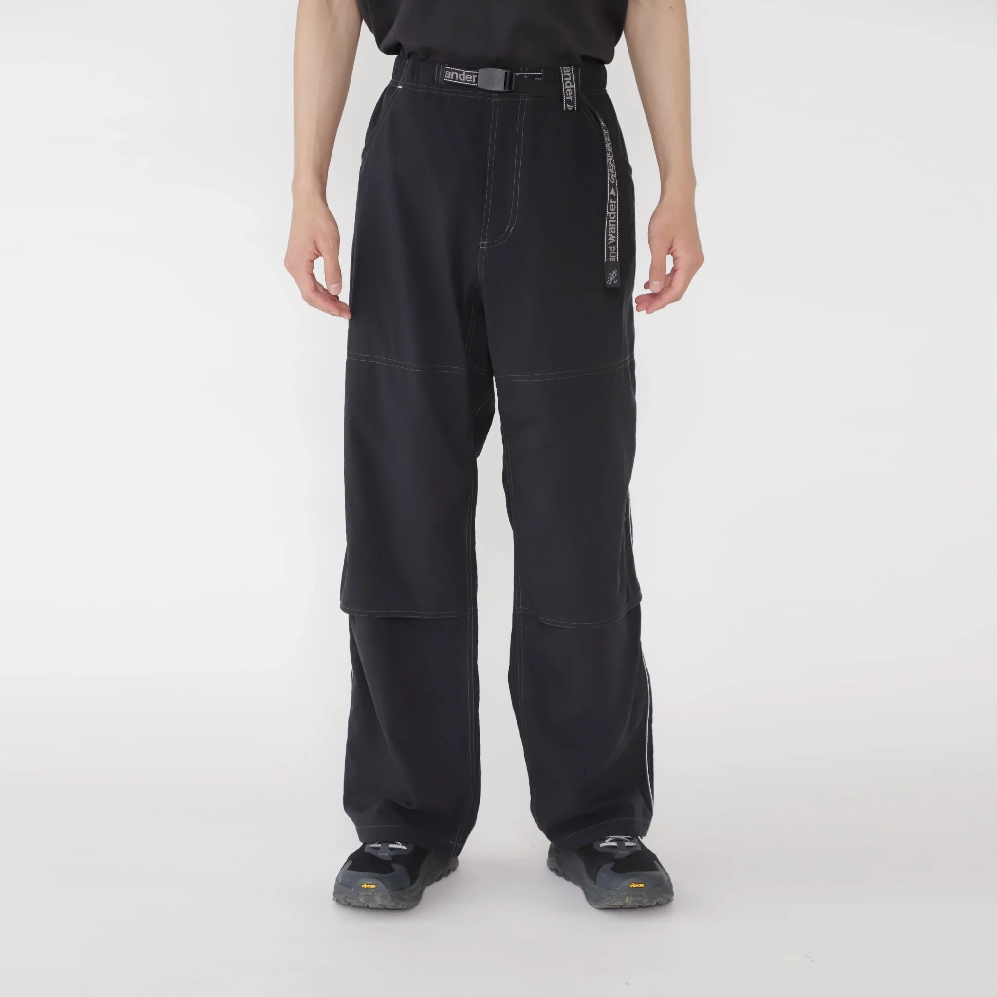 Gramicci x And Wander Nylon Double Knee Pant Black - Image 5