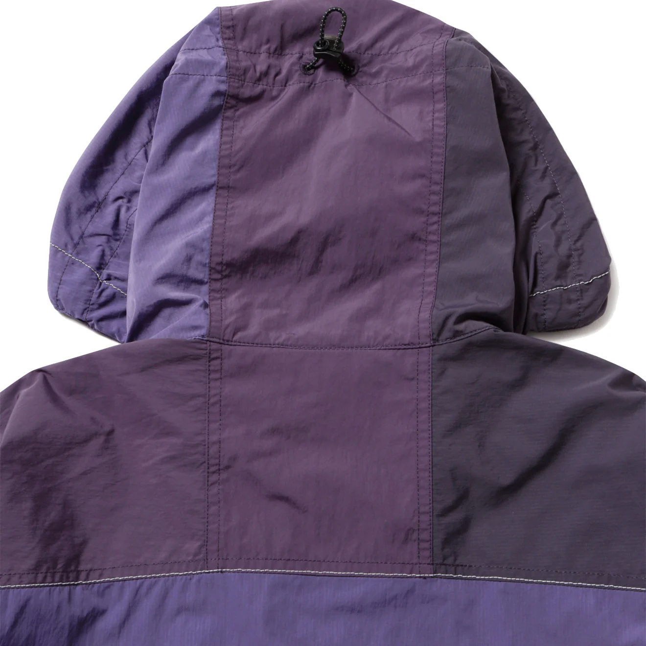 Gramicci x And Wander Patchwork Wind Hoodie Multi Purple - Image 6