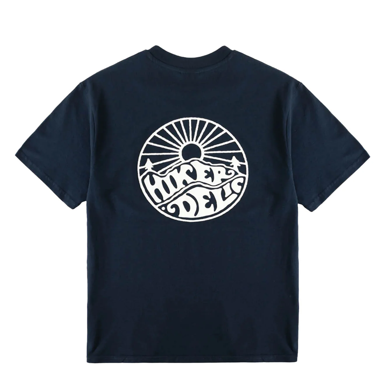 Hikerdelic Core Logo T-Shirt Navy - Image 2