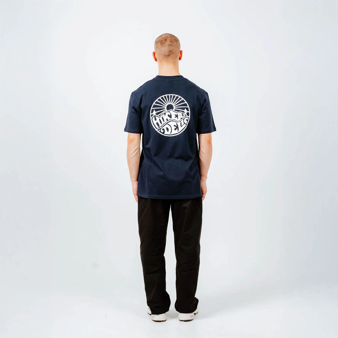 Hikerdelic Core Logo T-Shirt Navy - Image 4
