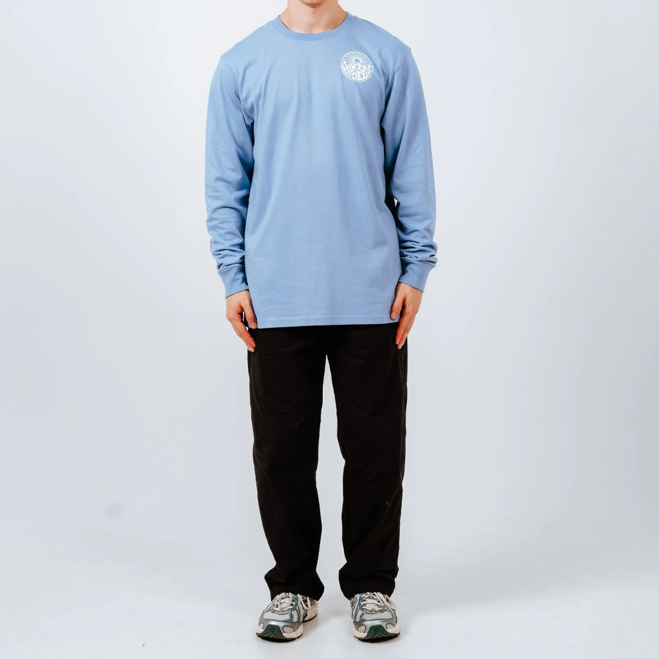 Hikerdelic Core Logo T-Shirt Sky Blue - Image 3