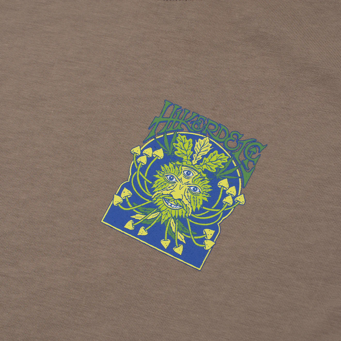 Hikerdelic Green Man SS T-Shirt - Mushroom - Image 3