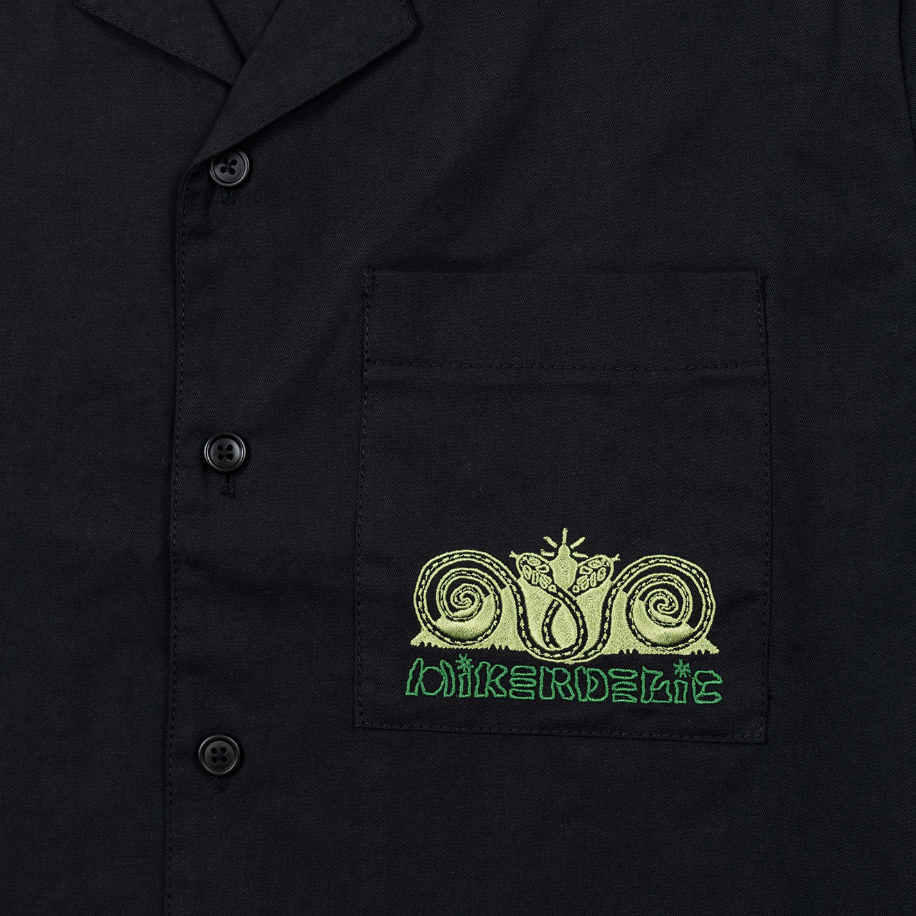 Hikerdelic Imbolc Short Sleeve Shirt Black - Image 2