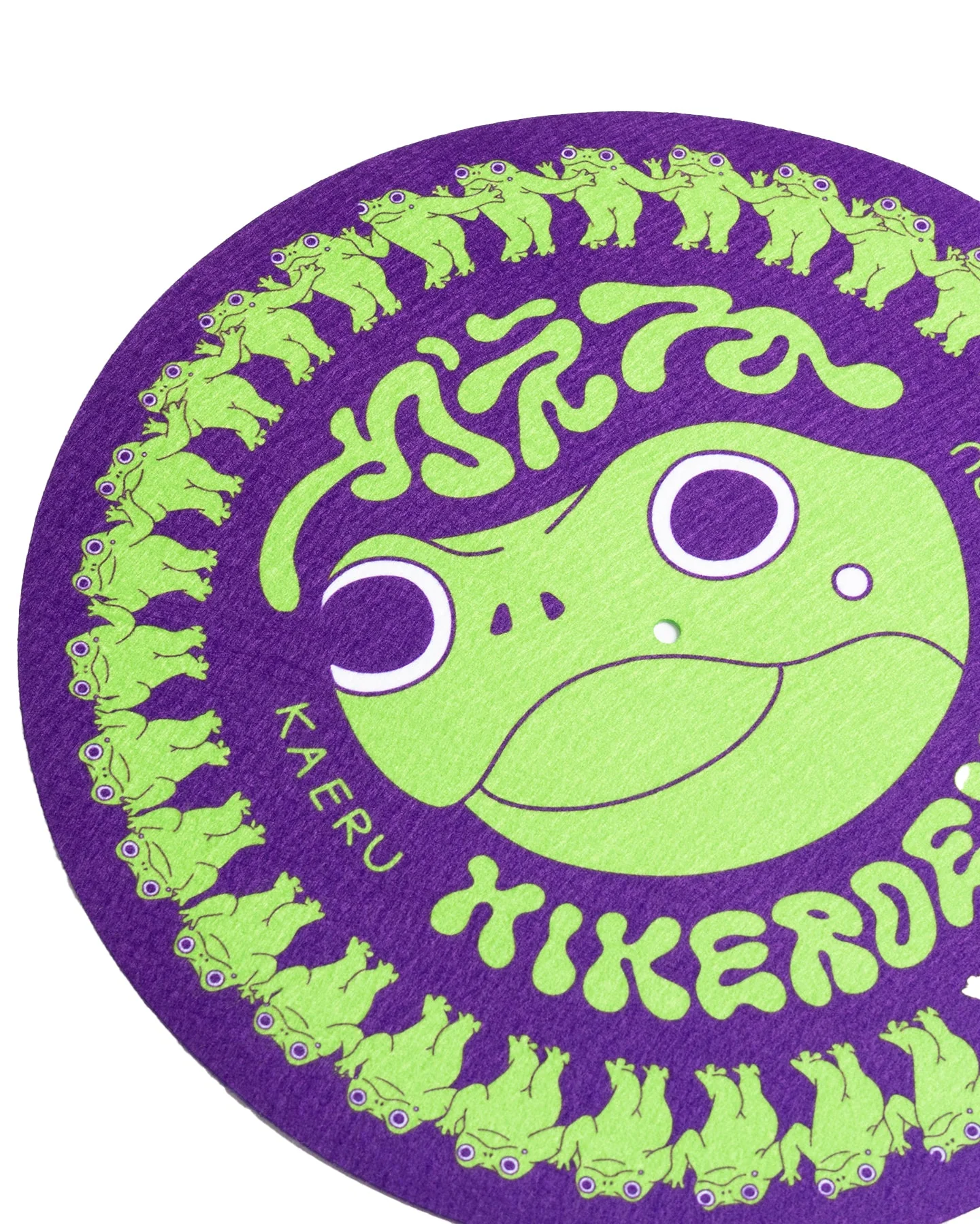 Hikerdelic Kaeru Zoetrope Slipmat Purple / Green - Image 2