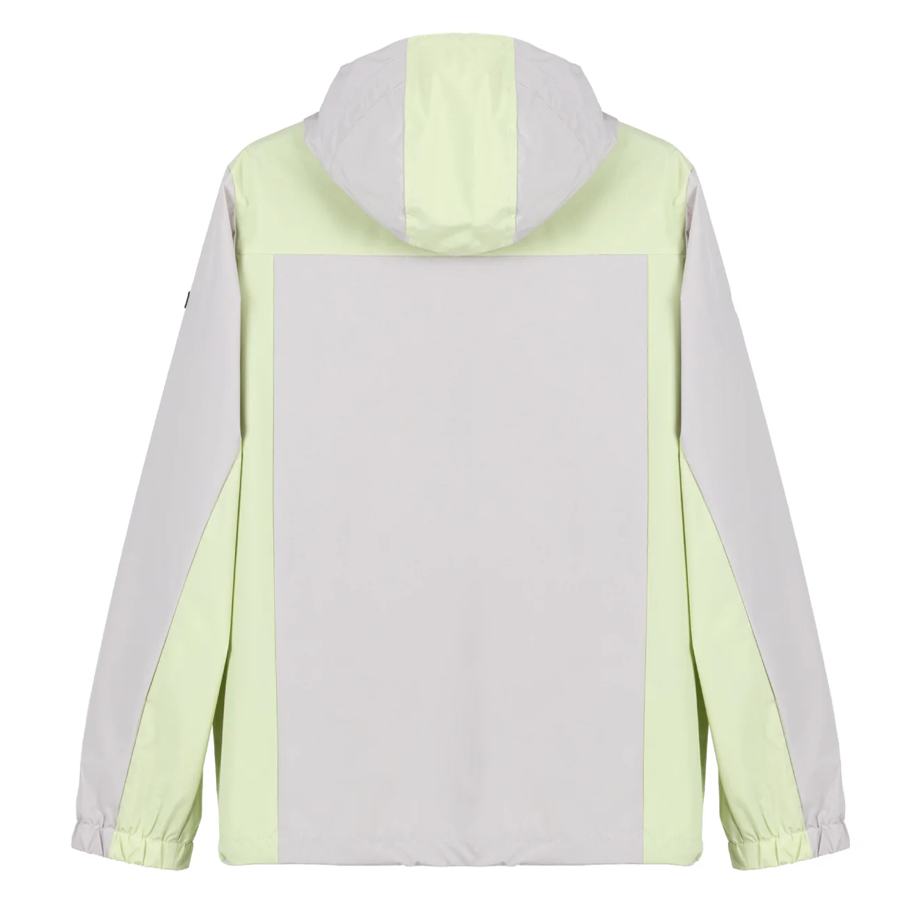 Hikerdelic Mucker Packable Jacket - Light Taupe / Washed Lime - Image 2
