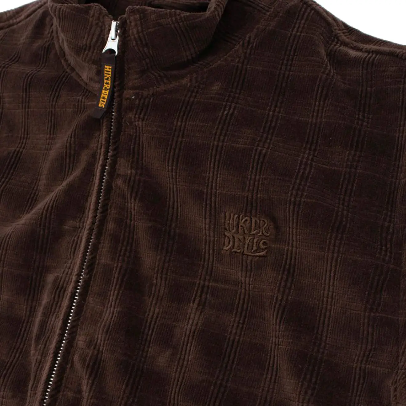 Hikerdelic Plaid Corduroy Track Jacket Brown - Image 5