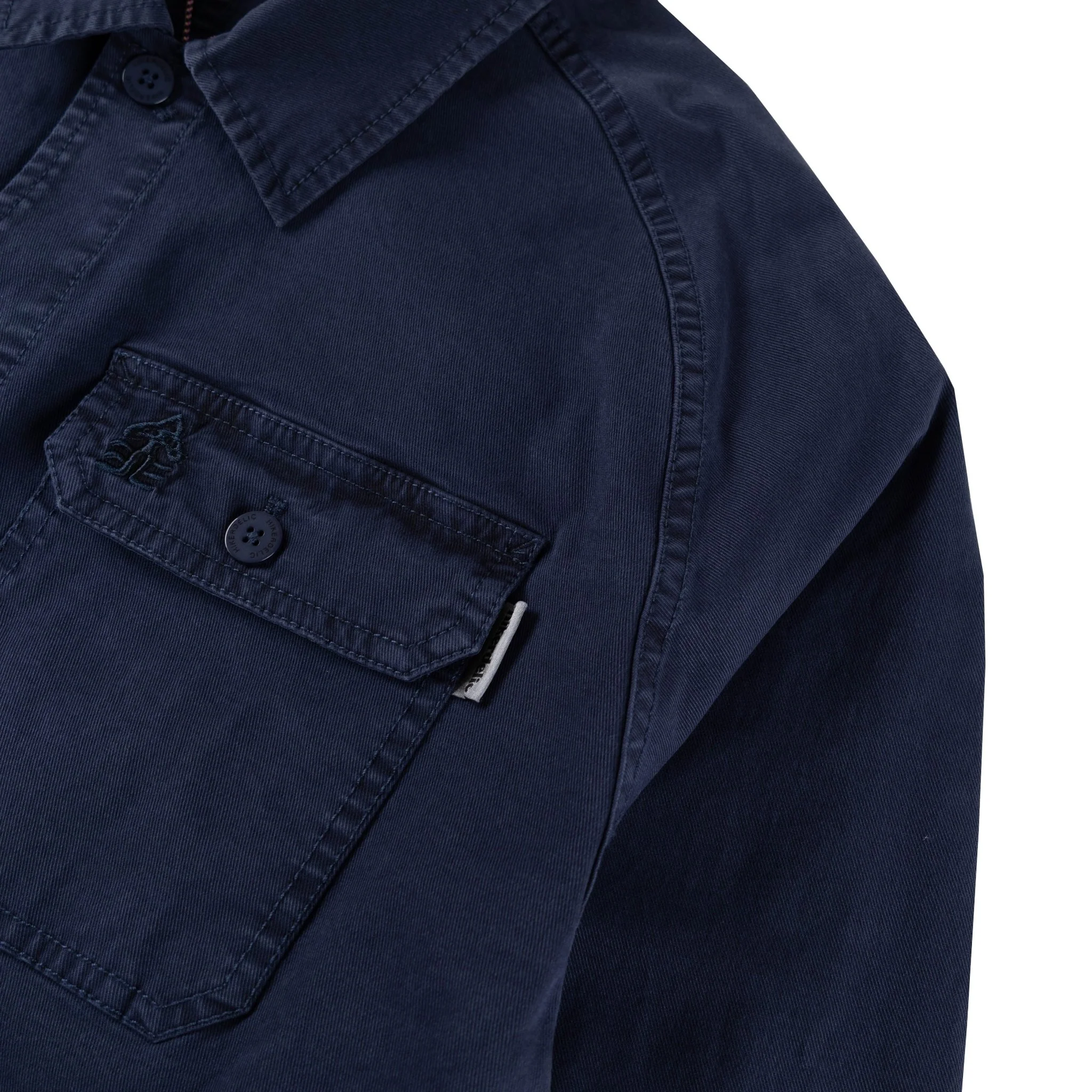 Hikerdelic Utility Shirt Peacoat Navy - Image 3