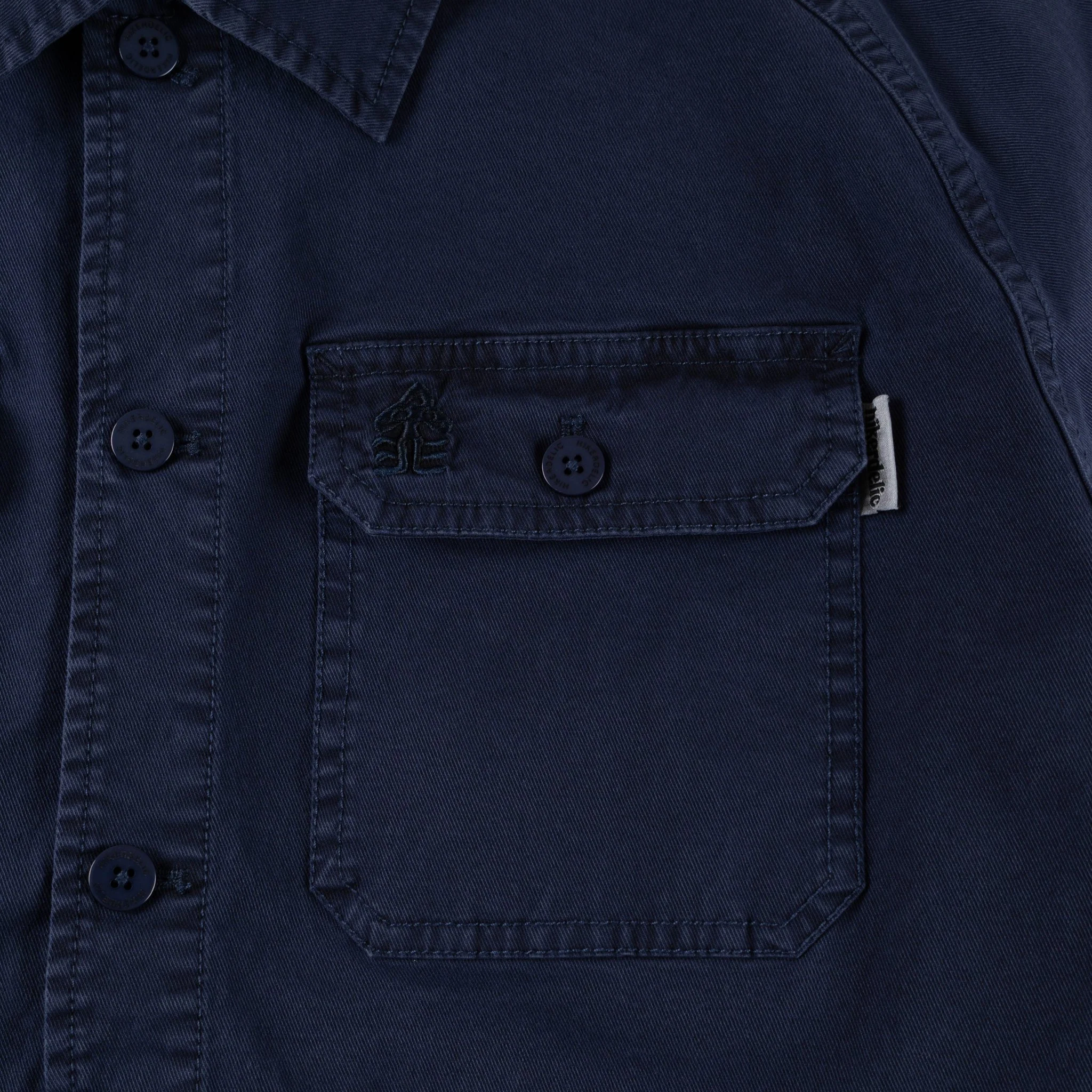 Hikerdelic Utility Shirt Peacoat Navy - Image 4