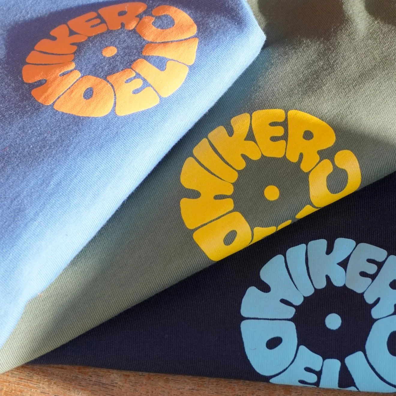 Hikerdelic Vinyl Logo T-Shirt Khaki - Image 3