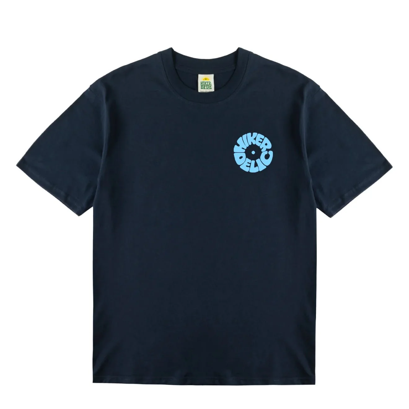 Hikerdelic Vinyl Logo T-Shirt Navy
