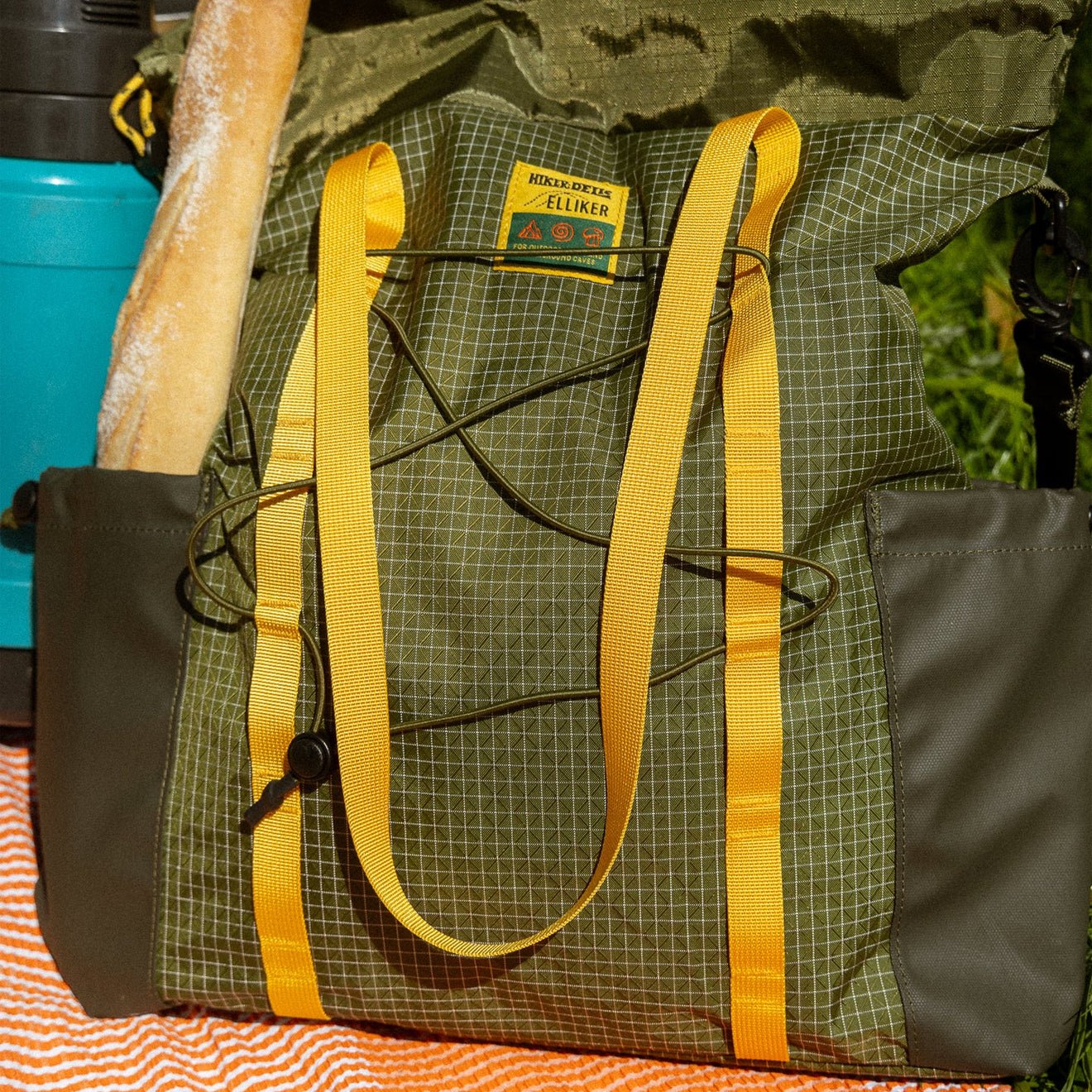 Hikerdelic x Elliker Carston Tote Bag Green - Image 7