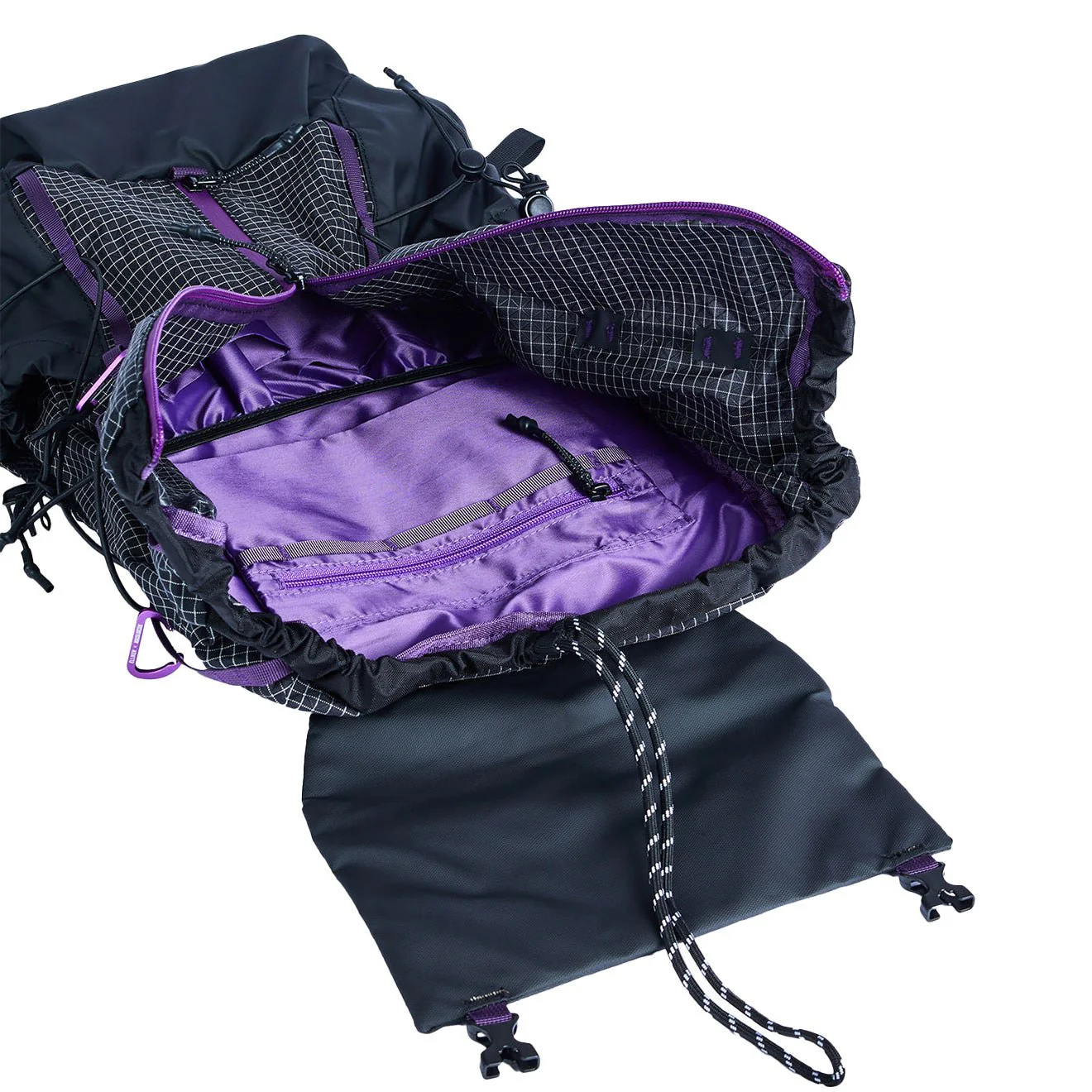Hikerdelic x Elliker Cautley Flap Over Backpack Black - Image 5