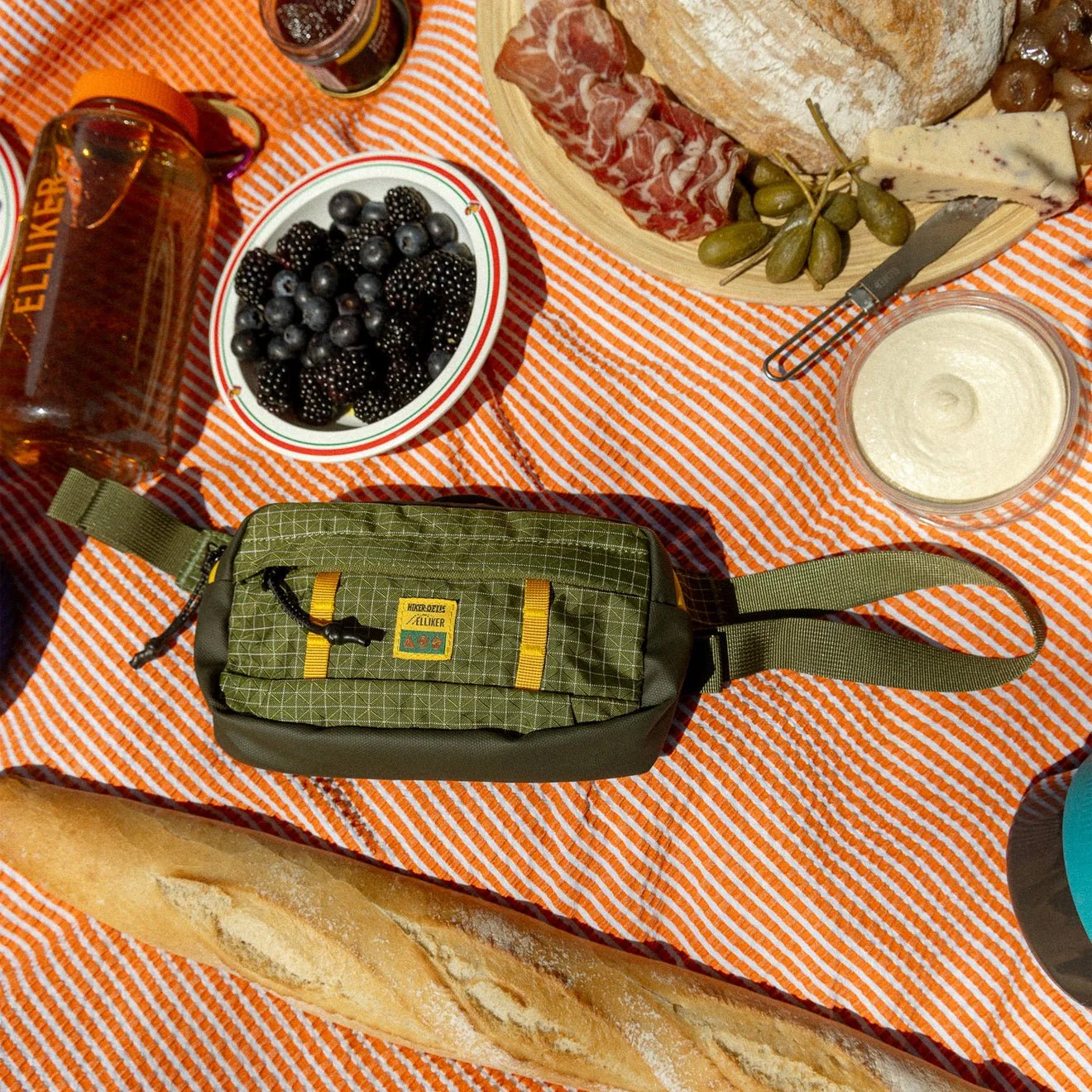 Hikerdelic x Elliker Semer Sling Bag Green - Image 3