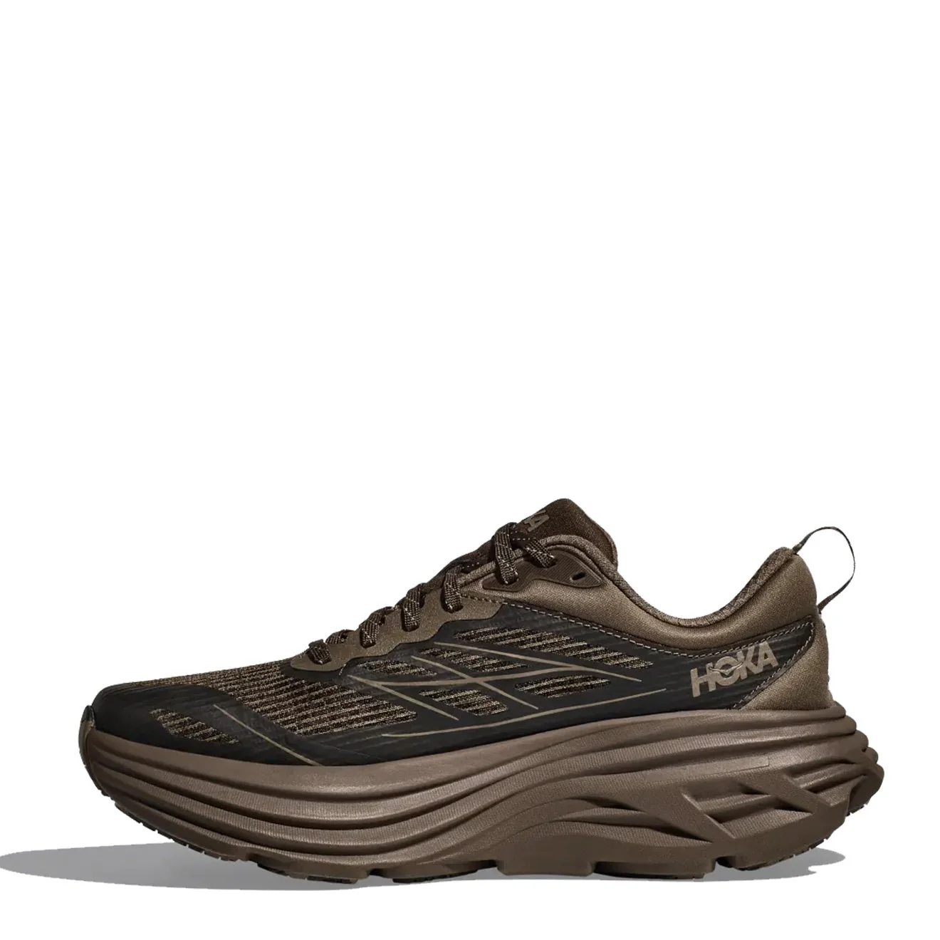Hoka Bondi 8 TS Caged Trainer Umber / Deep Umber - Image 2