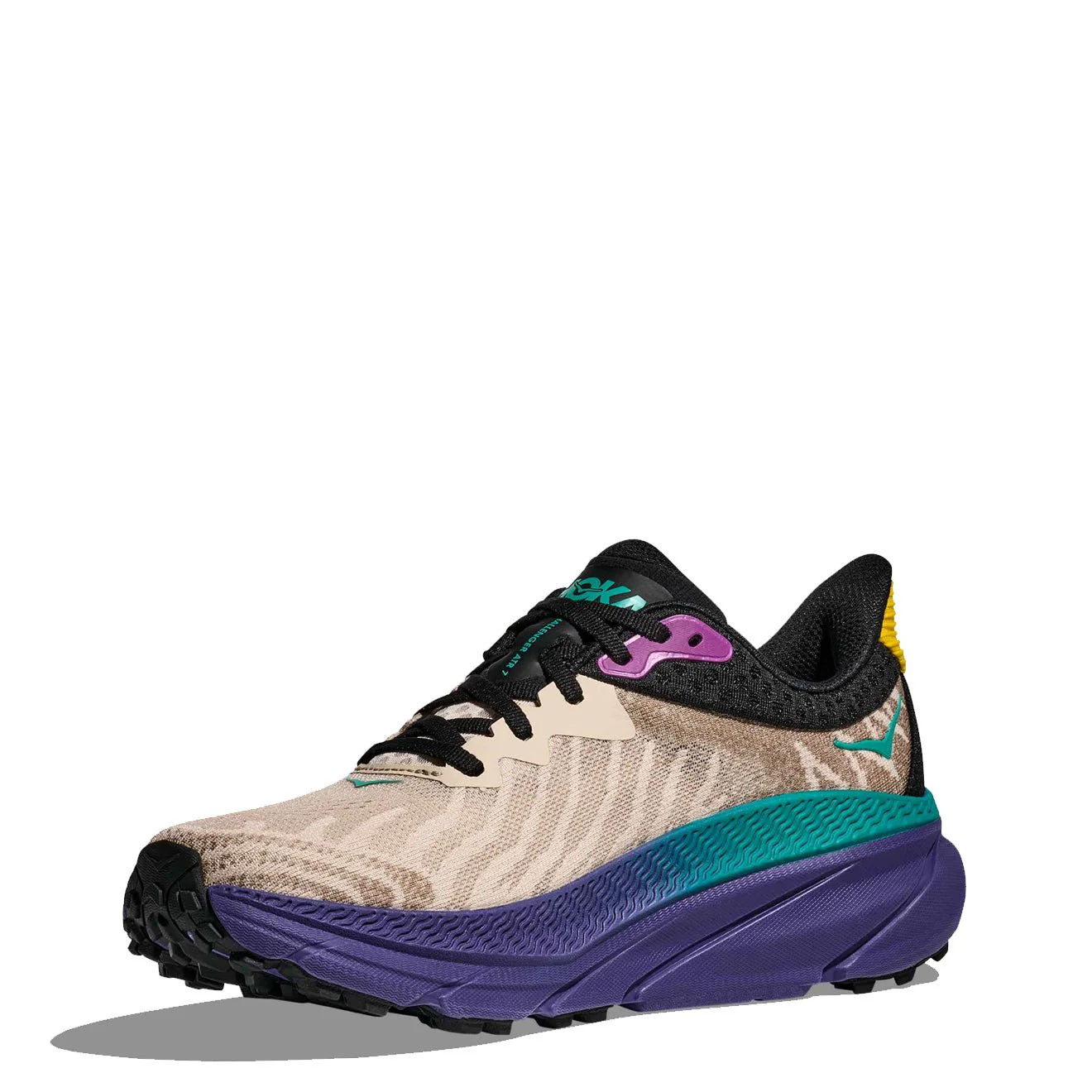 Hoka Challenger ATR 7 Trainer Oatmeal / Mountain Iris - Image 4
