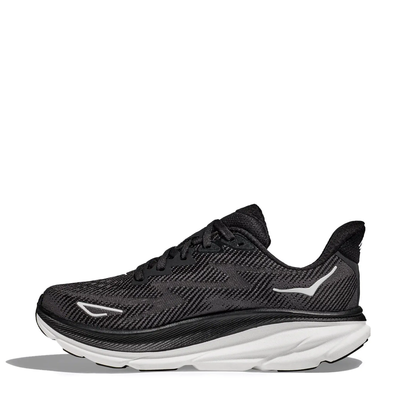 Hoka Clifton 9 Trainer Black / White - Image 4