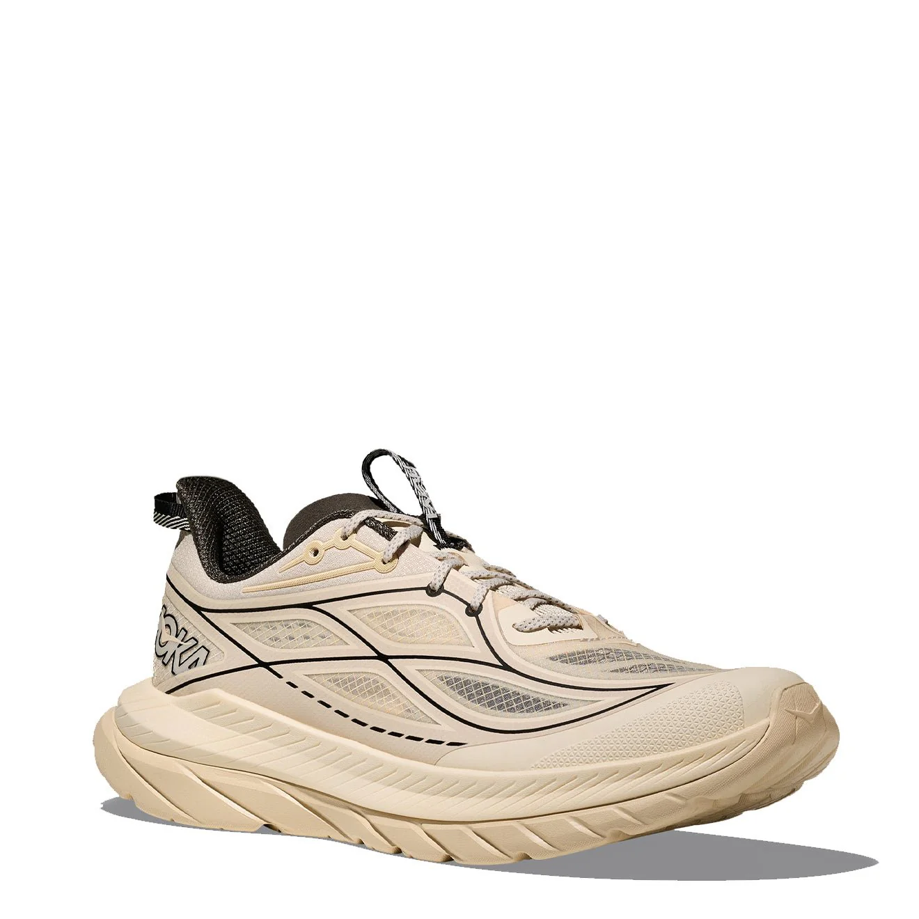 Hoka Mach Remastered Trainer Eggshell / Asphalt Grey - Image 2