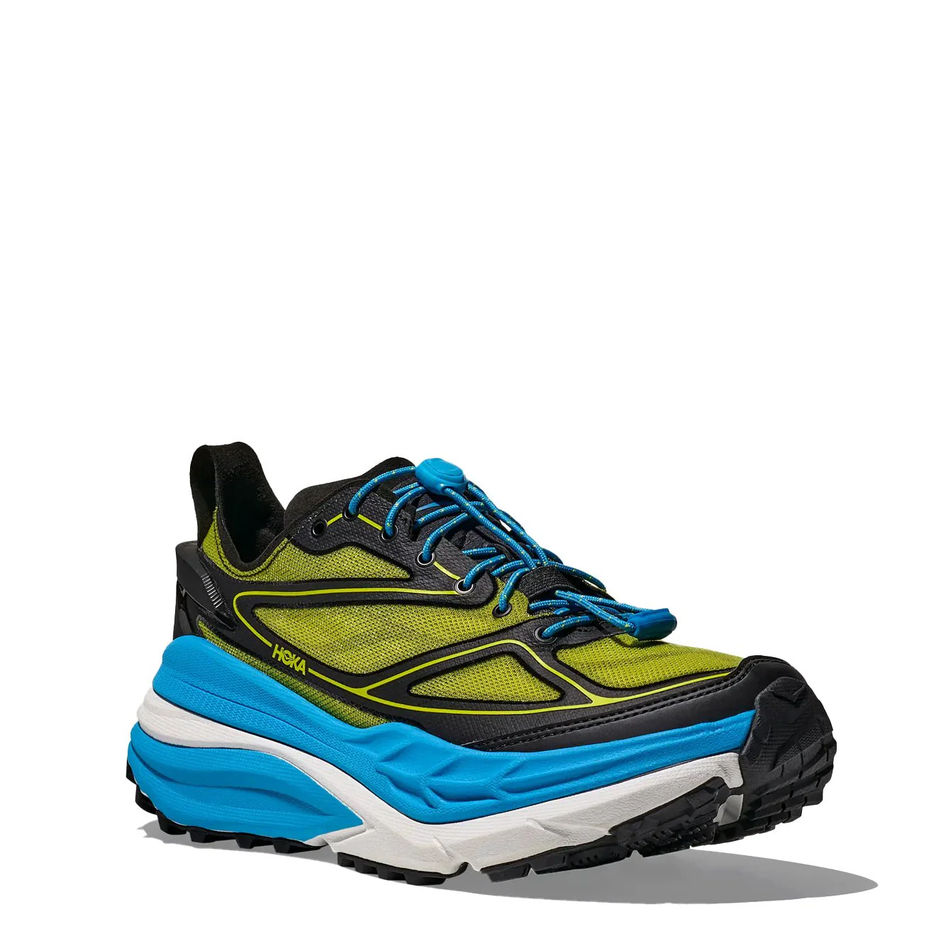 Hoka Stinson One7 Trainer Black / Skyward Blue - Image 2